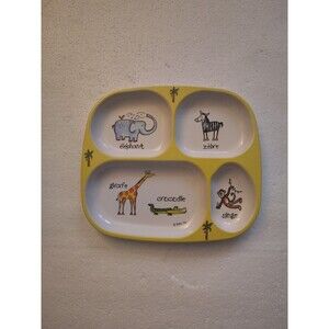 Baby Cie Melamine Plate for Kids – Jungle